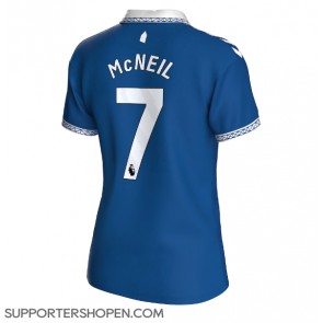 Everton Dwight McNeil #7 Hemma Matchtröja Dam 2023-24 Kortärmad
